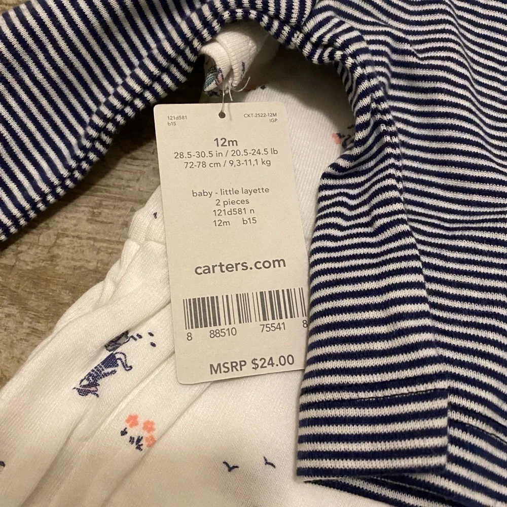 NWT carters 2-piece sweater/dress set